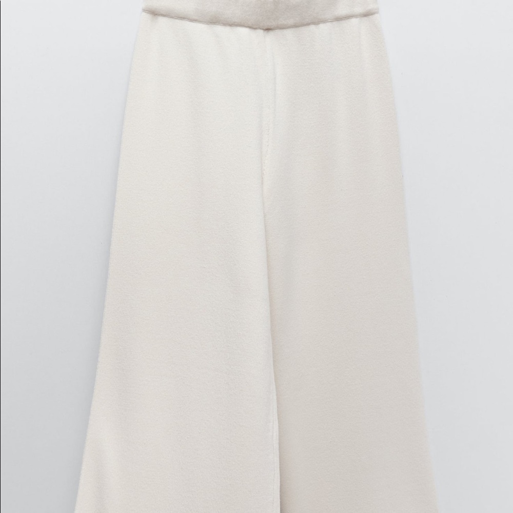 Zara wide leg knit pants